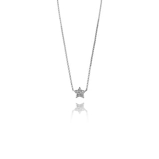 Star Necklace with Diamonds