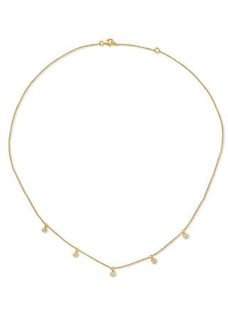 Dots ketting met diamanten