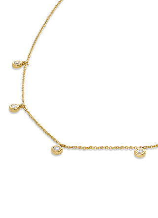 Dots ketting met diamanten