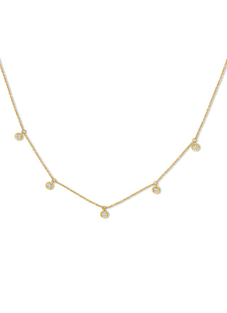 Dots ketting met diamanten
