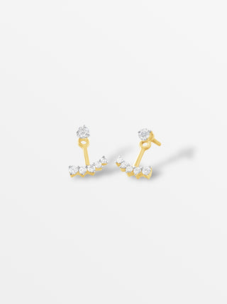 Anchor Earring with Diamonds