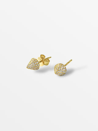 Cone Earrings with Diamonds