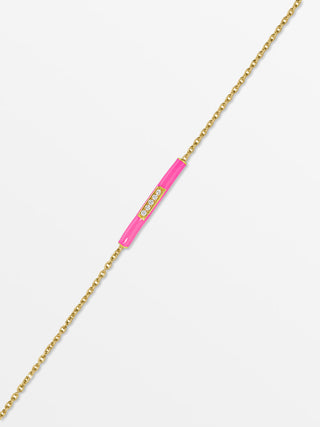Emaille & diamanten armband