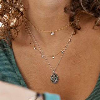 Dots ketting met diamanten