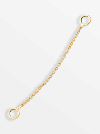 18 Karat Gold Connection Chain for Earrings - 4 CM