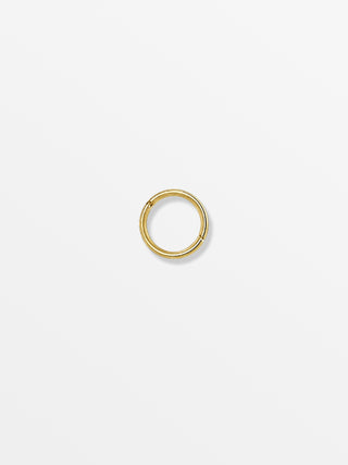 18 Karat Gold Seamless 'Clicker' Hoop Earring