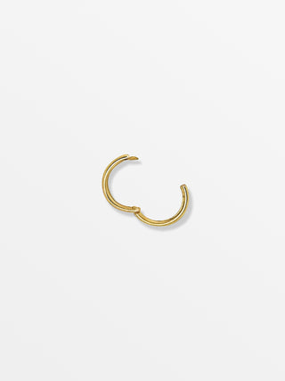 18 Karat Gold Seamless 'Clicker' Hoop Earring