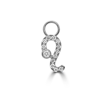 Horoscope Huggie Charms with Diamonds