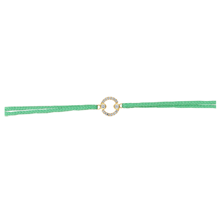 Horoscope Charm Bracelet with Cotton Cord