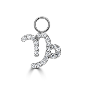 Horoscope Huggie Charms with Diamonds