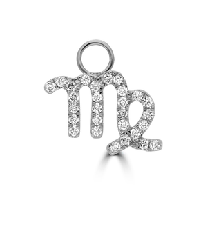 Horoscope Huggie Charms with Diamonds