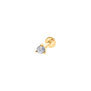 Brilliant Cut 0.03 Carat Diamond Piercing