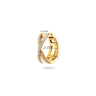 Harmony earcuff met diamanten