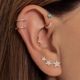 Constellation Earrings with Diamonds