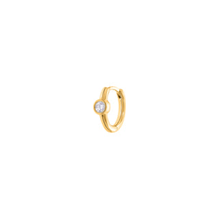 Diamanten bezel huggies