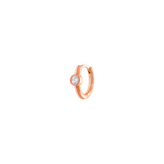 Diamanten bezel huggies
