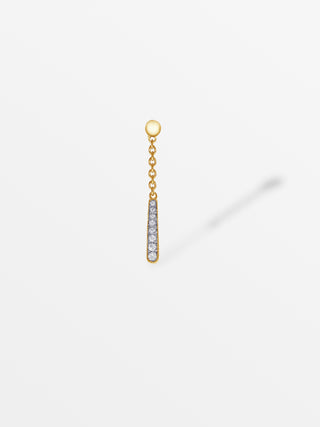 Droplet Earrings with Diamonds