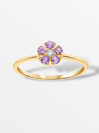 Pink Flower Ring 