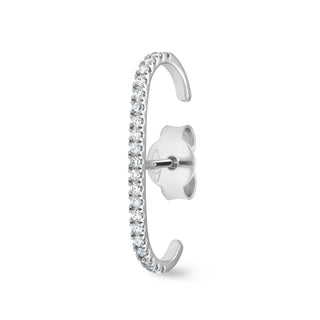 Eternity Ear Cuff with Diamonds