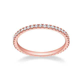 Eternity Stackable Ring with Diamonds
