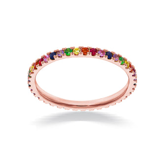 Oneindige regenboog stapelbare ring