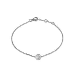 Circle Bracelet with Diamonds