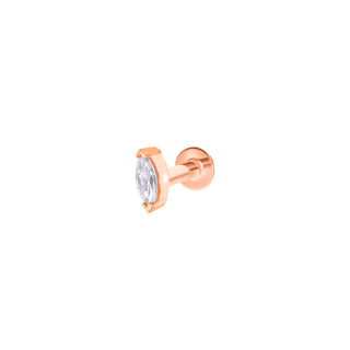 Marquise piercing met diamanten