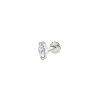 Marquise piercing met diamanten