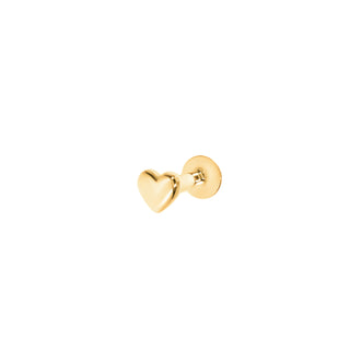 18 Karaats Goud Mini Hart Piercing