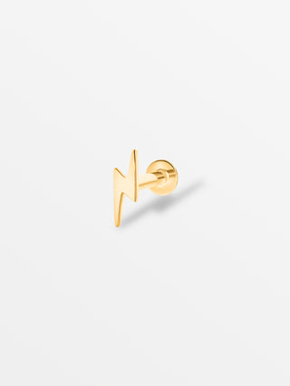 Mini Lightning Bolt Piercing in 18 Karat Solid Gold