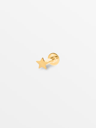 Mini Star Piercing in 18 Karat Solid Gold