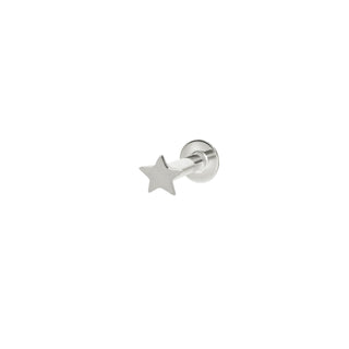 18 Karaats Massief Gouden Ster Piercing