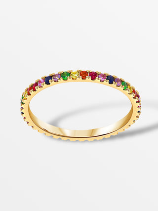 Oneindige regenboog stapelbare ring