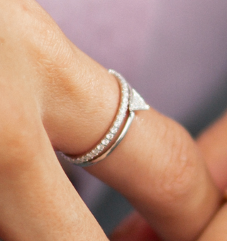Eternity Stackable Ring with Diamonds